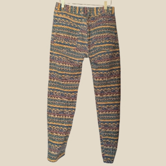Multicolor Patterned Jeans - Picture 2 of 10